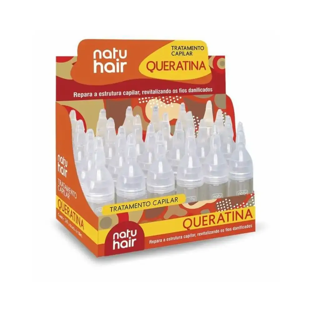Ampola Natuhair Trat Queratina 24x10ml