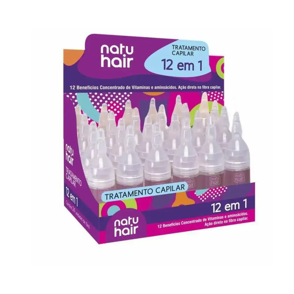 Ampola Natuhair Trat 12 Em 1 24x10ml