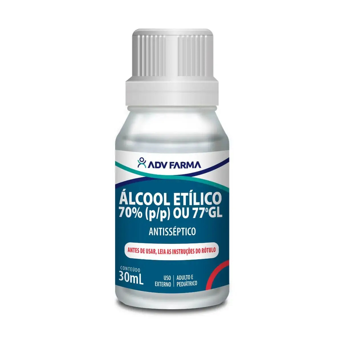 álcool Líquido 70 Inpm Adv Farma Frasco 30ml