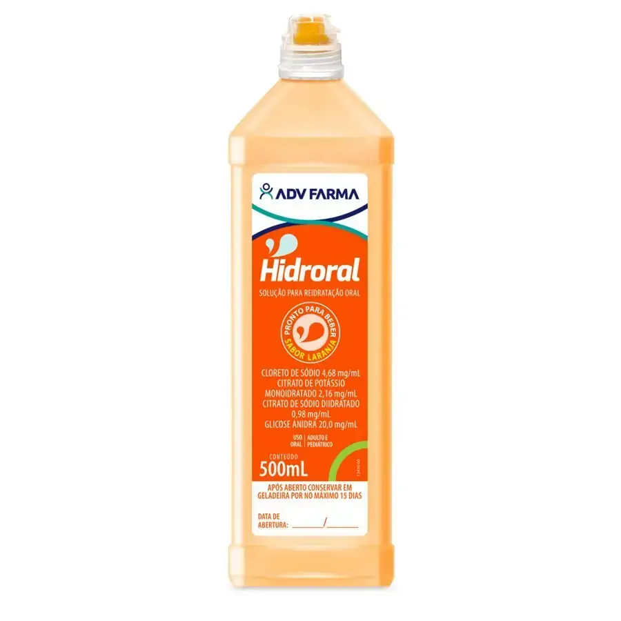Hidroral Reidratante Laranja 500ml