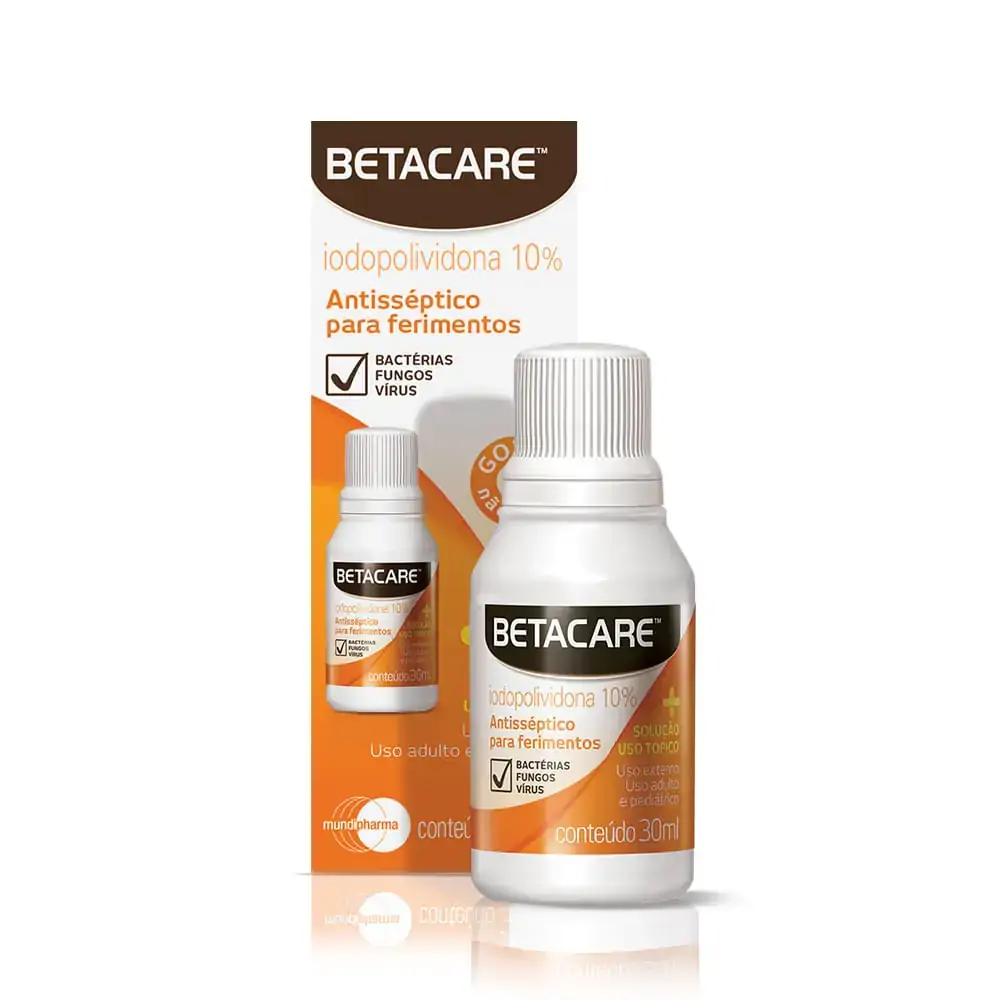Betacare Pvpi Solução Gotas 30ml