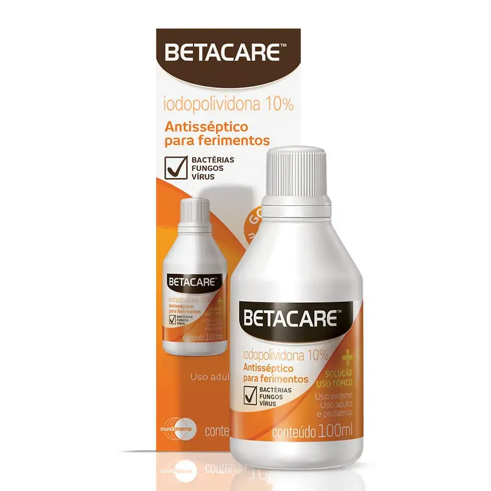 Betacare Pvpi Solução Gotas 100ml