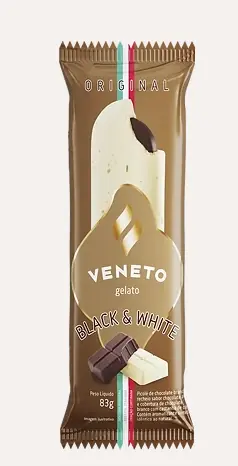 Sorvete Veneto Picole Black White