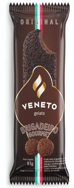 Sorvete Veneto Picole Brigadeiro Gourmet