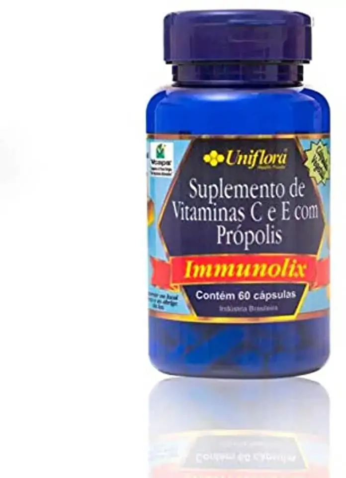 Vitaminas C ,e Com Propolis Uniflora 60caps Alimentos