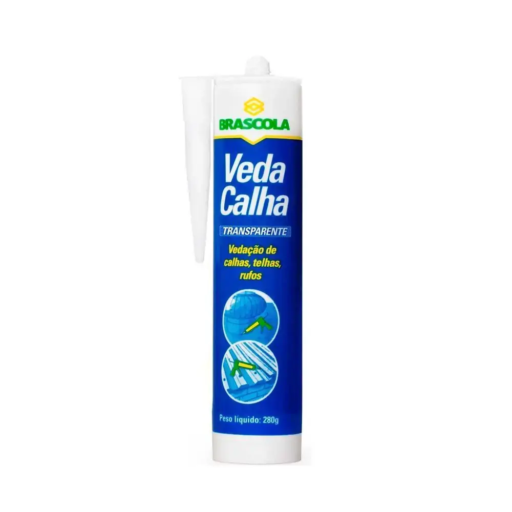 Veda Calha Transparente Tubo 280gr