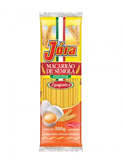 Macarrão Espaguete Ovos Jóia 500g