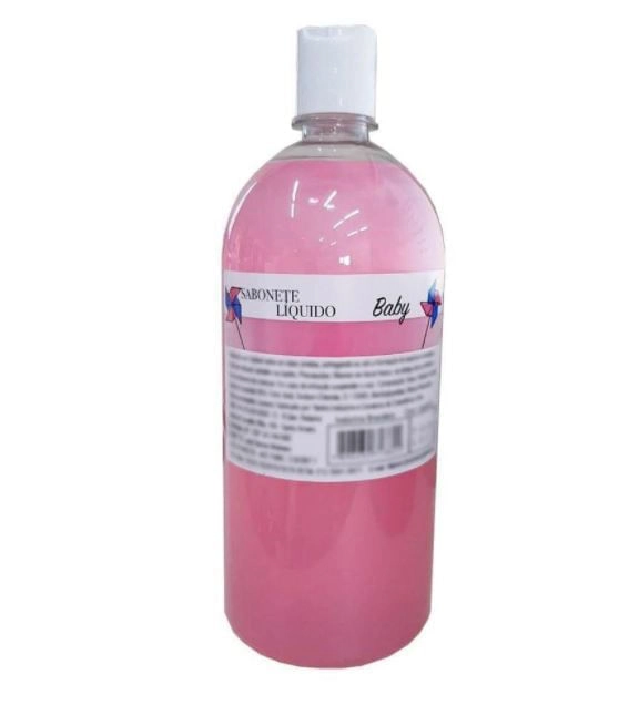 Sabonete Liquido Baby 1l Rosa Claro