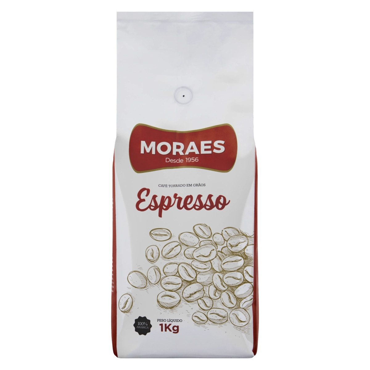 Café Torrado Em Grãos Espresso Moraes Pacote 1kg