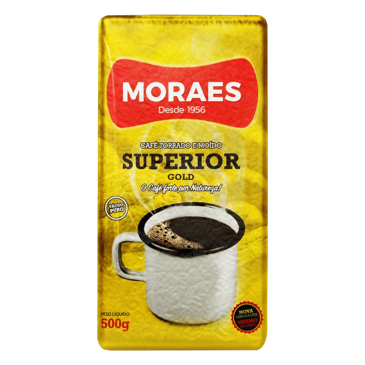 Café Torrado E Moído A Vácuo Superior Gold Moraes Pacote 500g