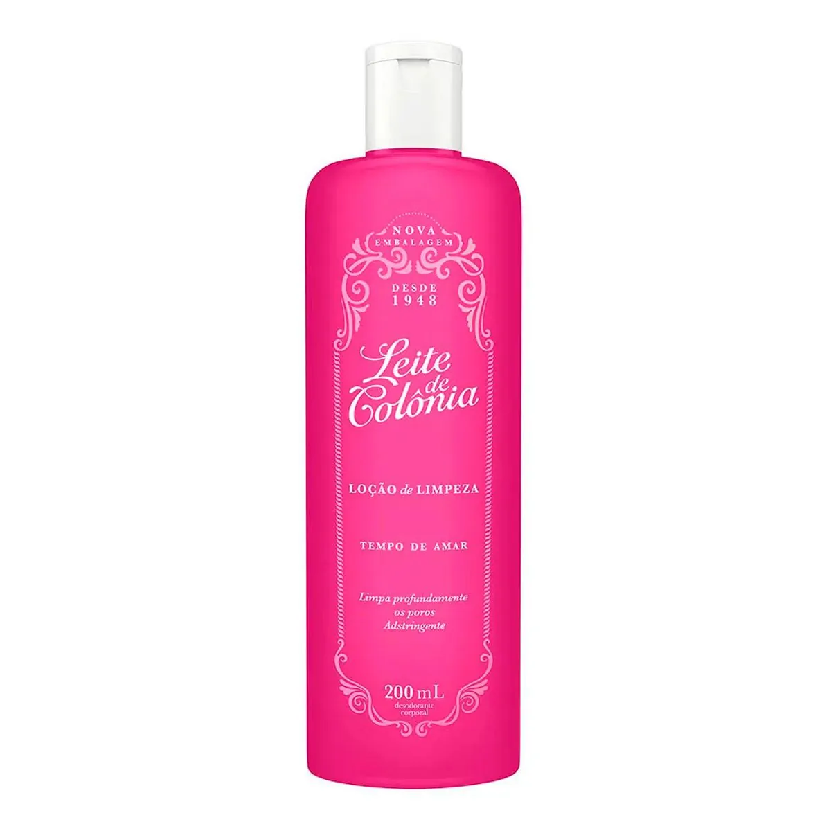 Loção De Limpeza Tempo De Amar Leite De Colônia Frasco 200ml