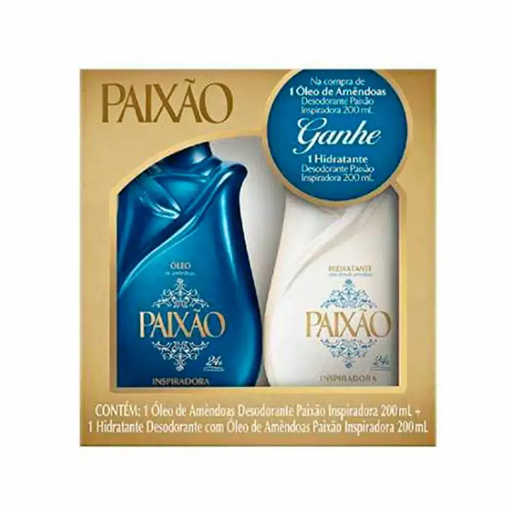 Kit Oleo Paixao 200ml Hid Paixao Inspiradora