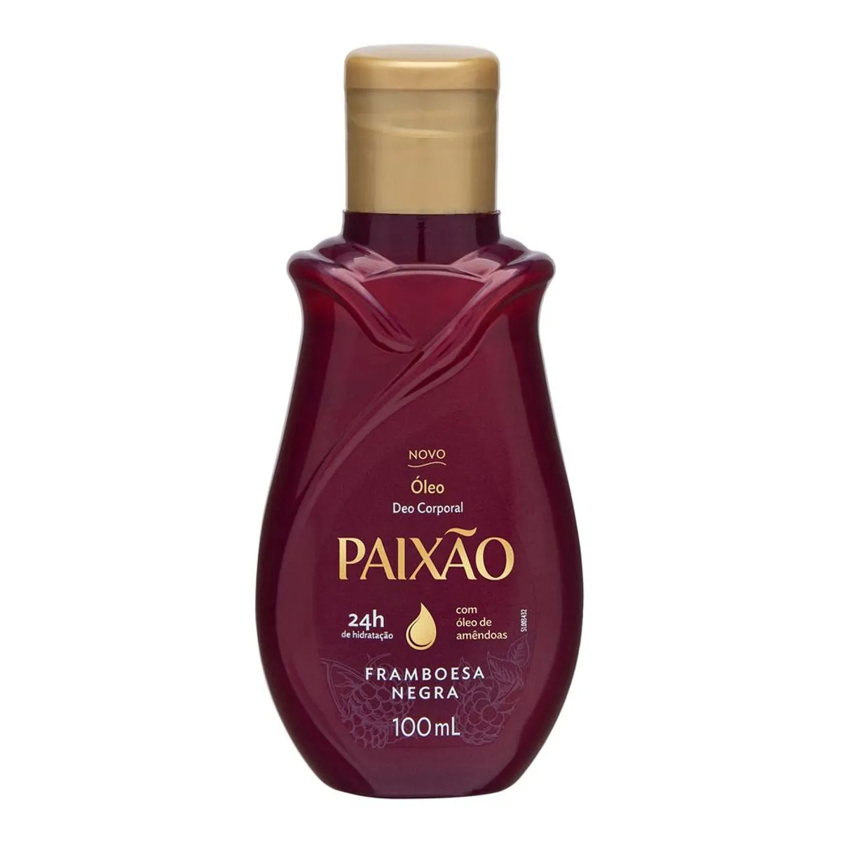 Óleo Corporal Paixão Framboesa Negra com ação desodorante 100ml