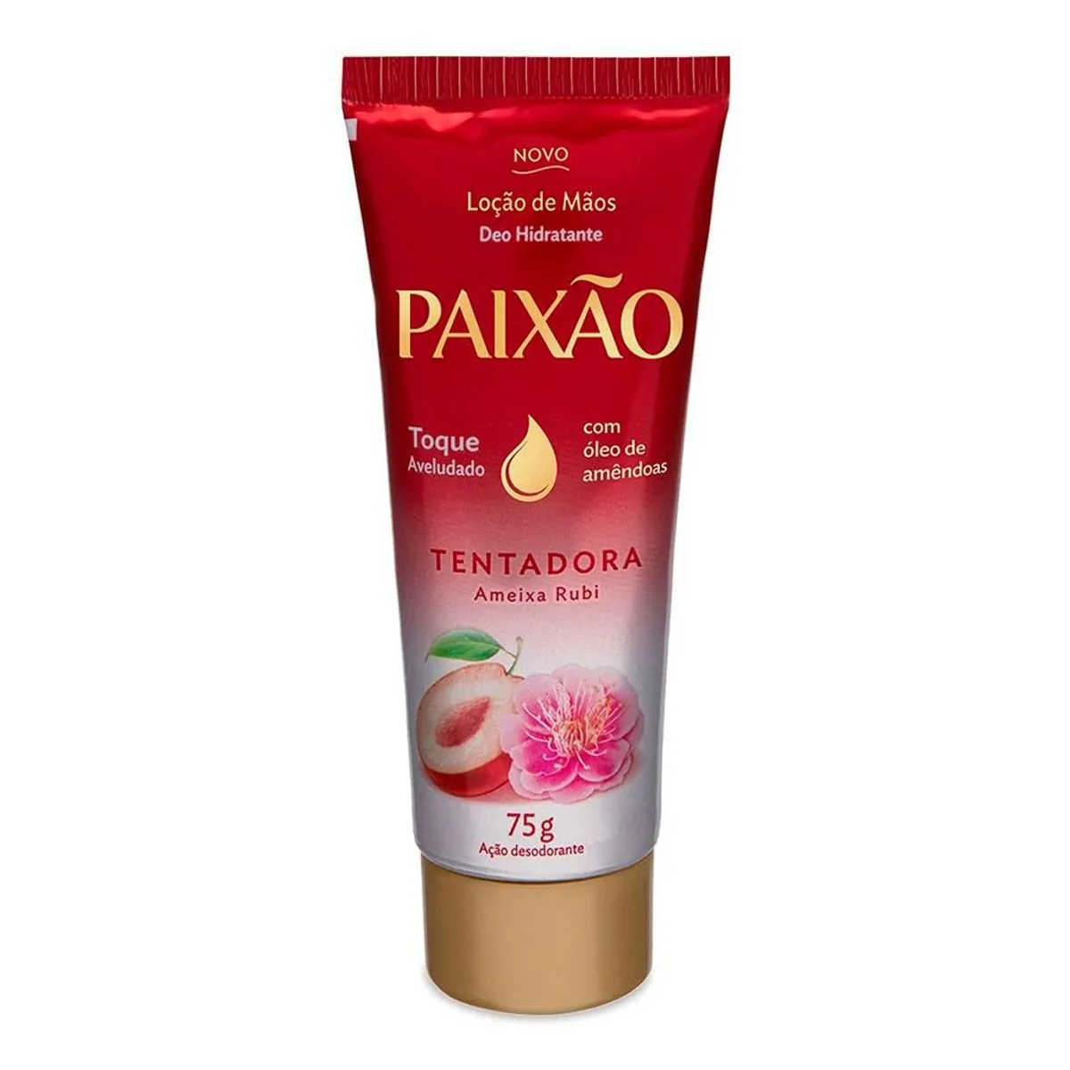 Loção Para As Mãos Deo Hidratante Tentadora Paixão Bisnaga 75g