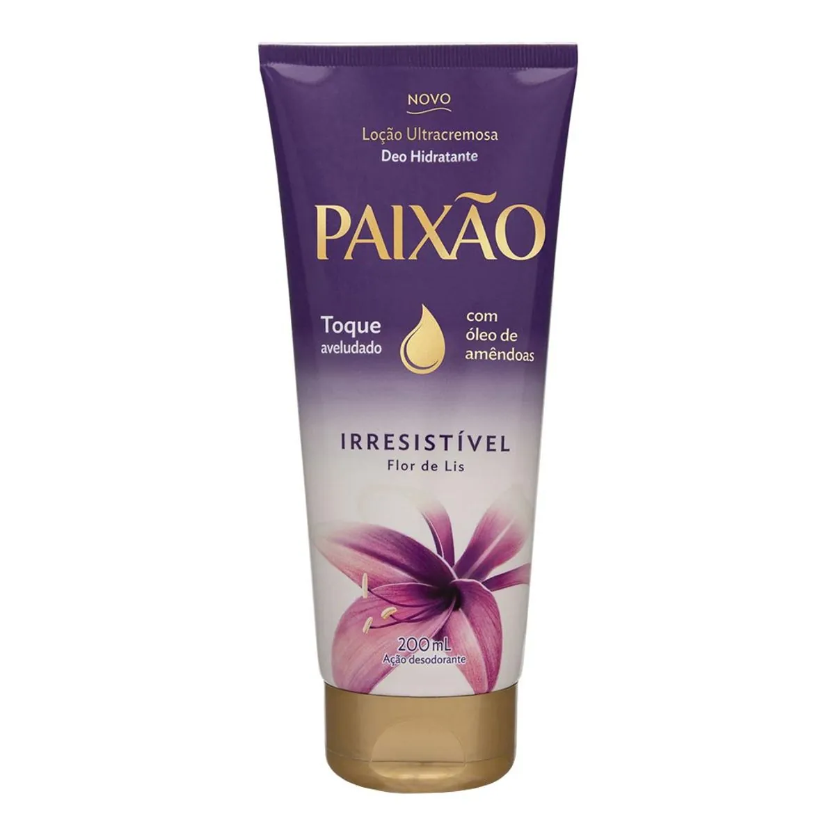 Loção Corporal Deo Hidratante Ultracremosa Irresistível Paixão Bisnaga 200ml