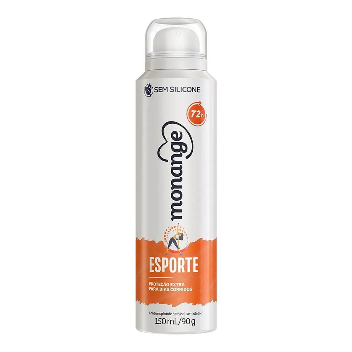 Antitranspirante Aerossol Esporte Monange 150ml Spray