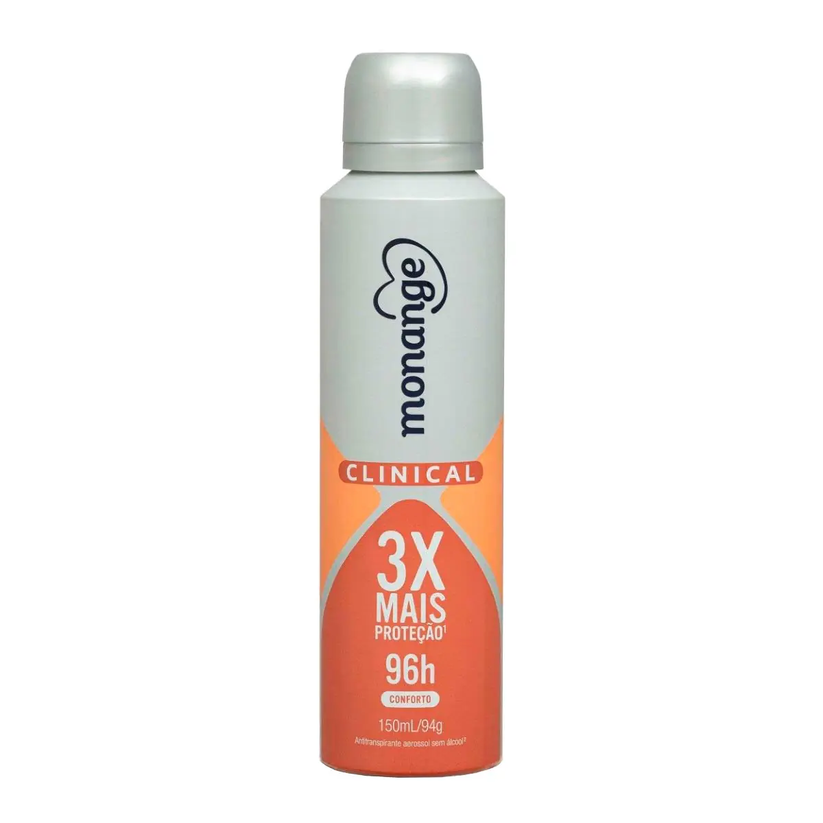 Desodorante Clinical Conforto Aerossol Antitranspirante Monange Feminino 150ml