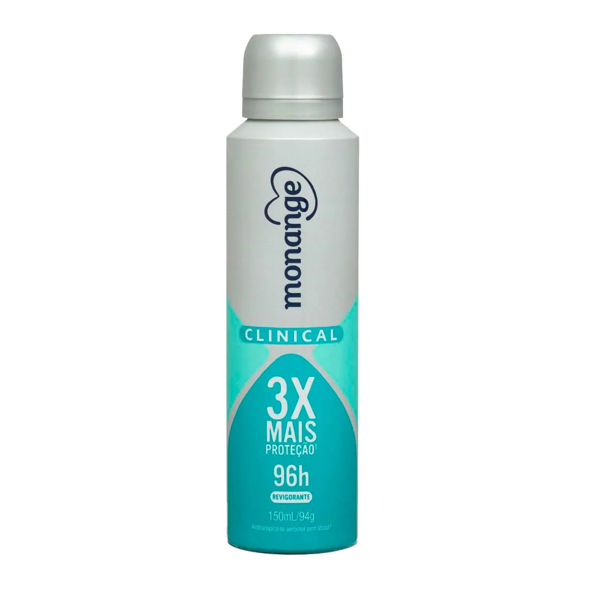 Desodorante Clinical Revigorante Aerossol Antitranspirante Monange Feminino 150ml