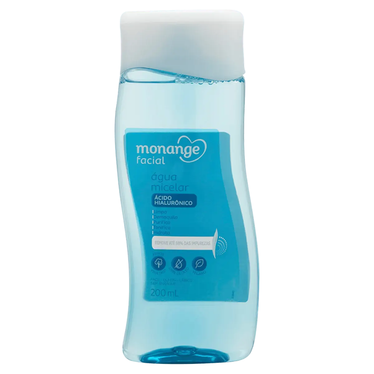 água Micelar Demaquilante Monange Frasco 200ml
