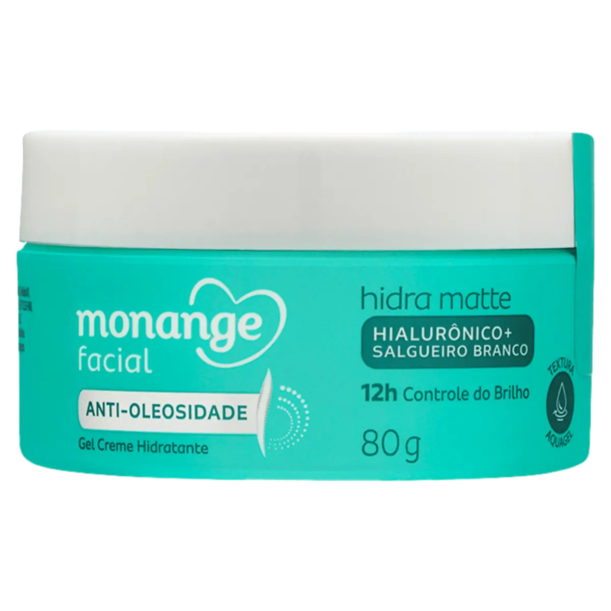 Gel Creme Hidratante Efeito Matte Facial Monange Pote 80g