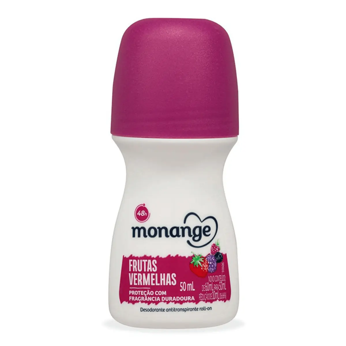 Desodorante Roll On Frutas Vermelhas Monange 50ml