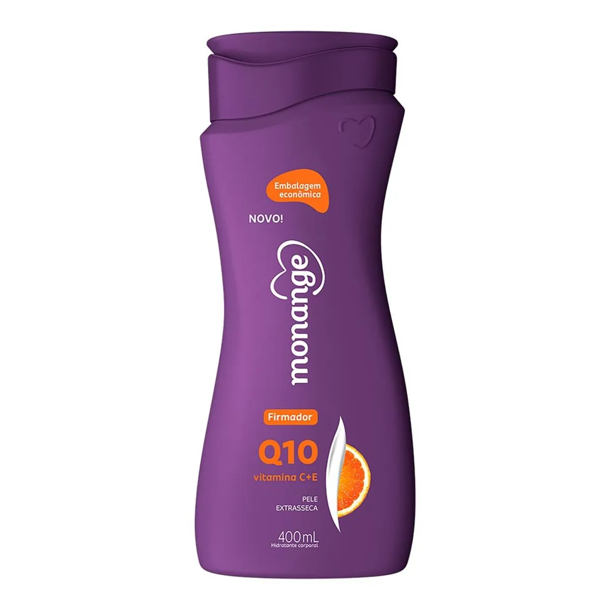 Hidratante Corporal Firmador Pele Extrasseca Monange Q10 Frasco 400ml Embalagem Econômica