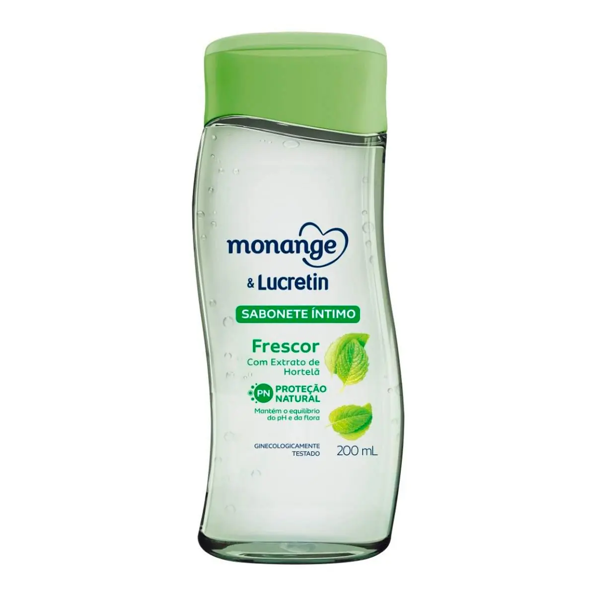 Sabonete Líquido íntimo Frescor Monange Lucretin Frasco 200ml