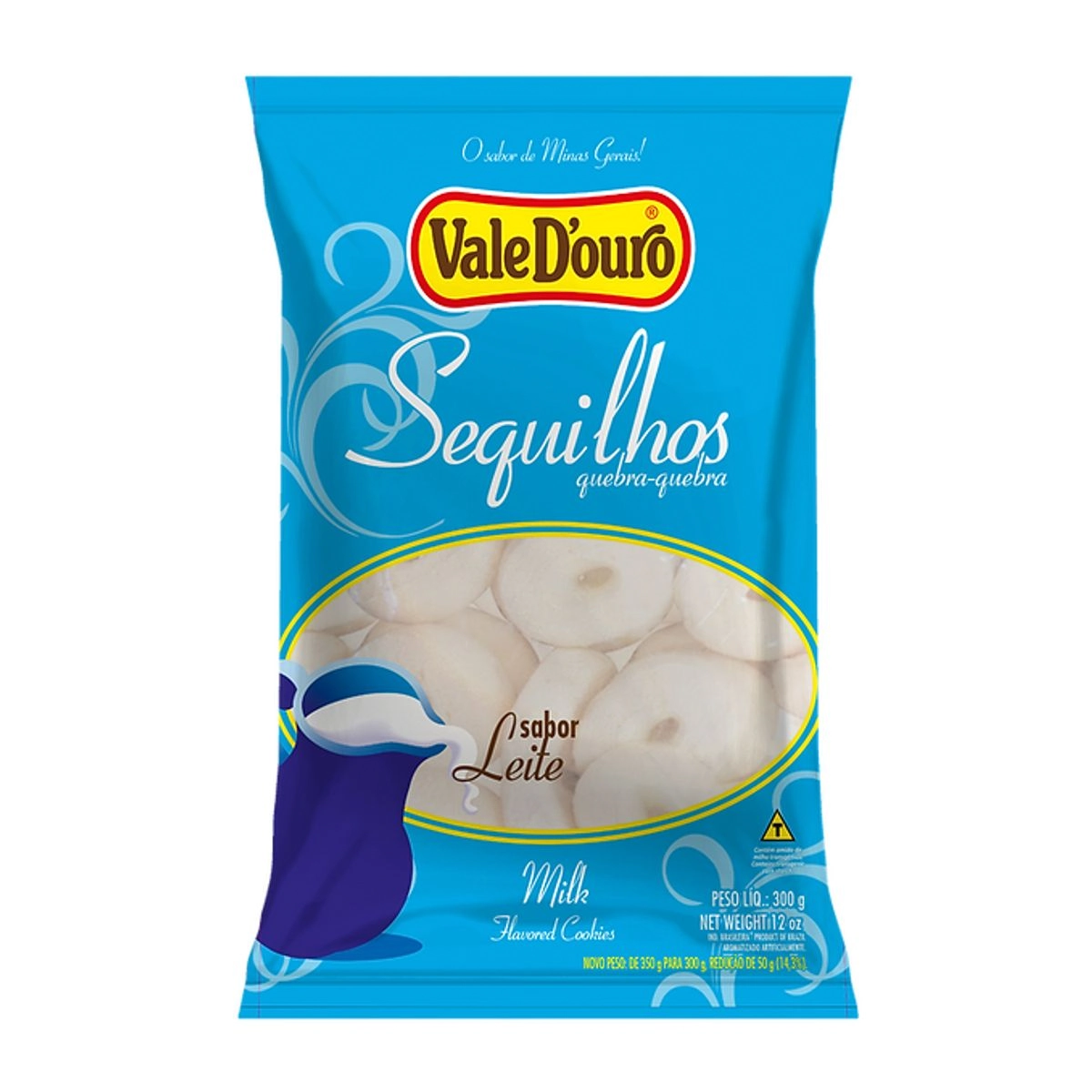 Sequilhos Vale Douro Pct 300gr Leite