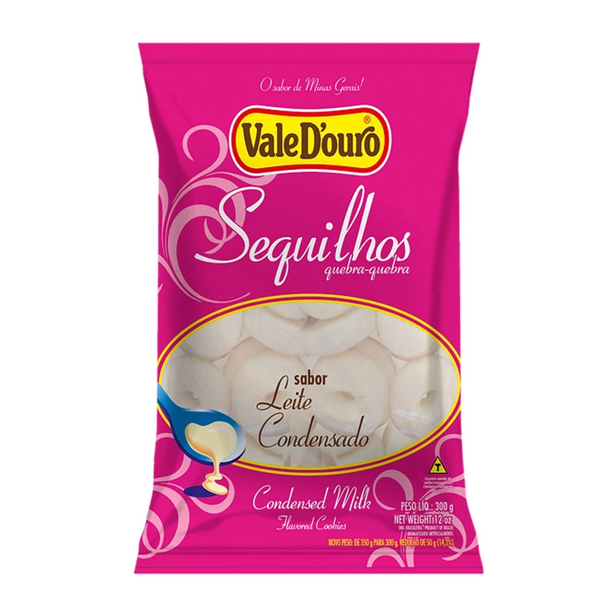 Sequilhos Vale Douro Pct 300gr Leite Cond