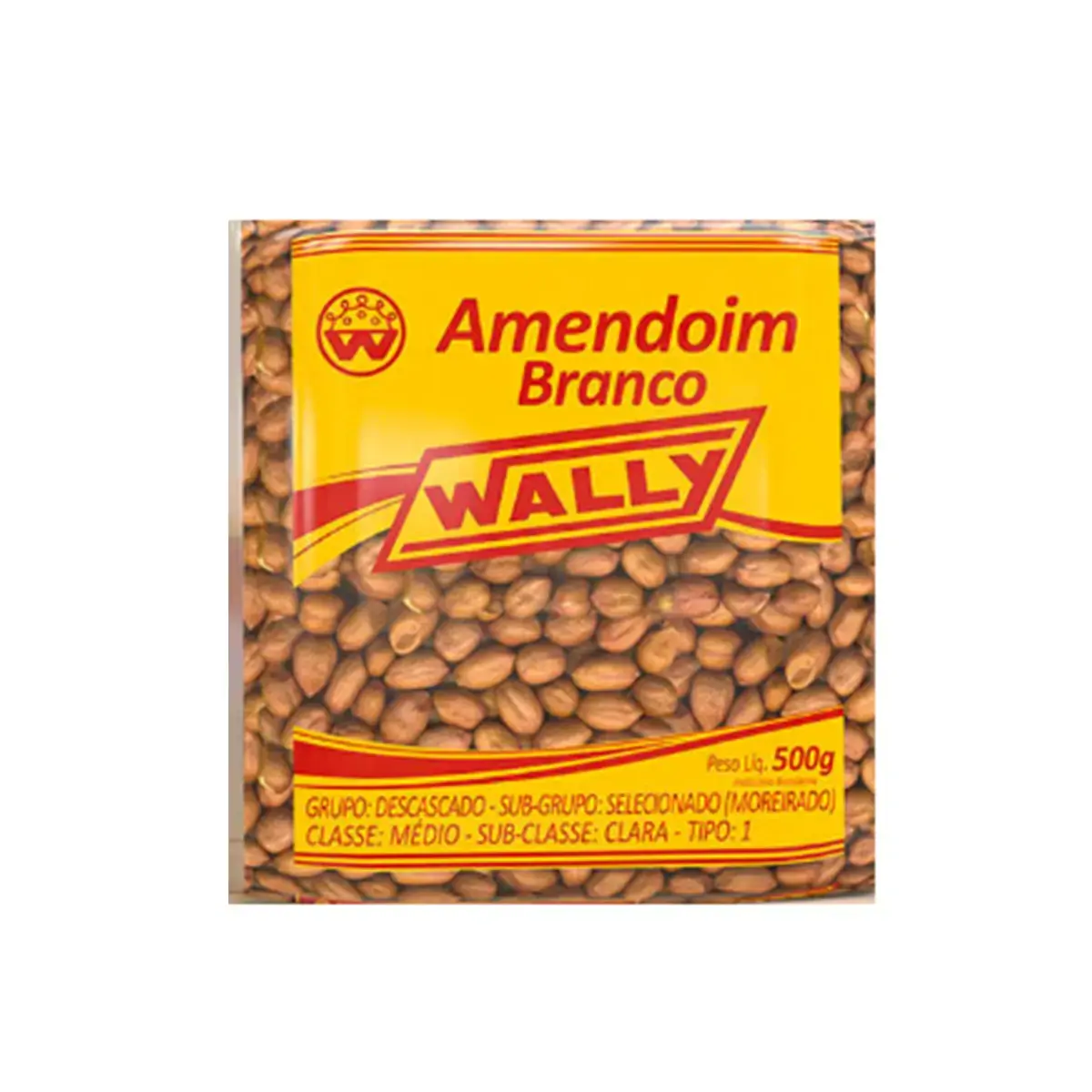 Amendoim Wally 500g Branco