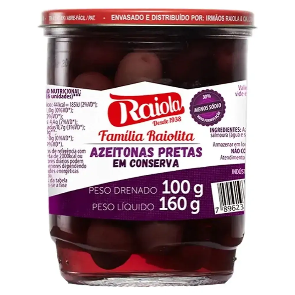 Azeitona Raiolita Preta