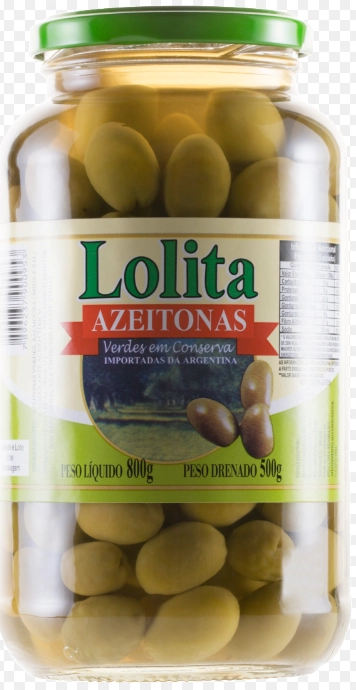 Azeitona Verde Em Conserva Lolita Vidro 500g