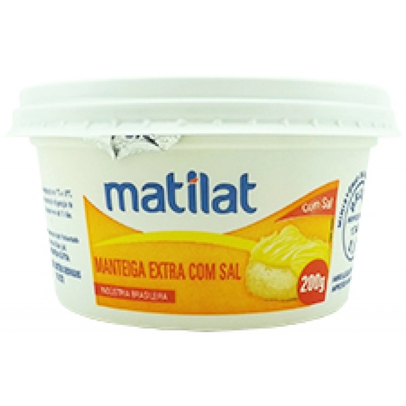 Manteiga Com Sal 200g Matilat
