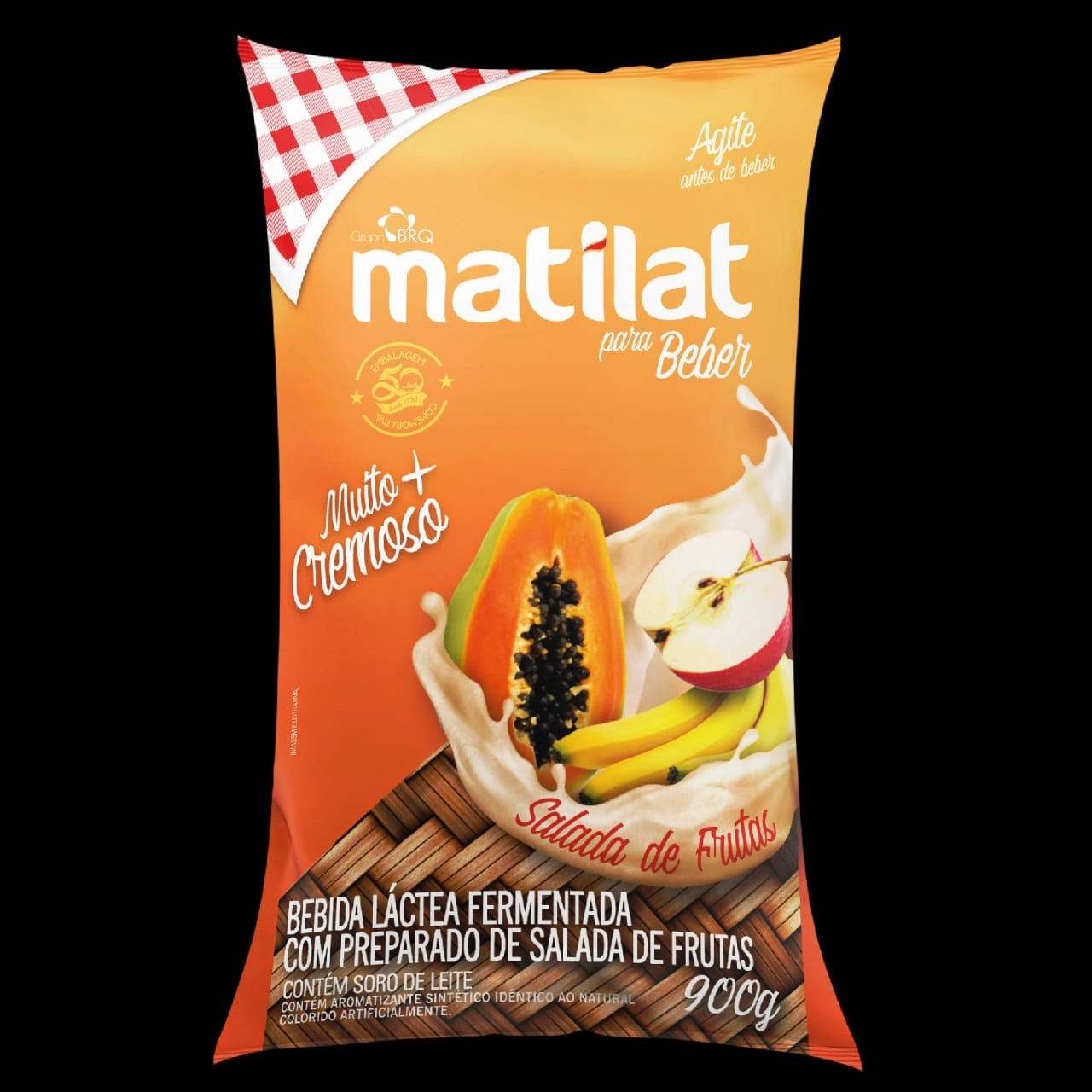Bebida Lactea Matilat Salada De Frutas Saco 1l