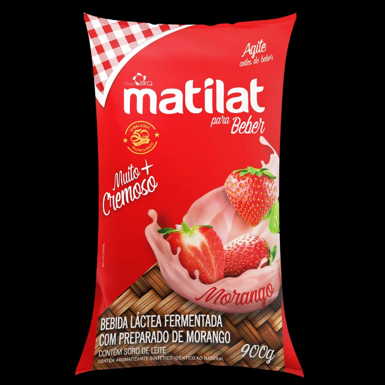 Bebida Lactea Matilat Morango Saco1l
