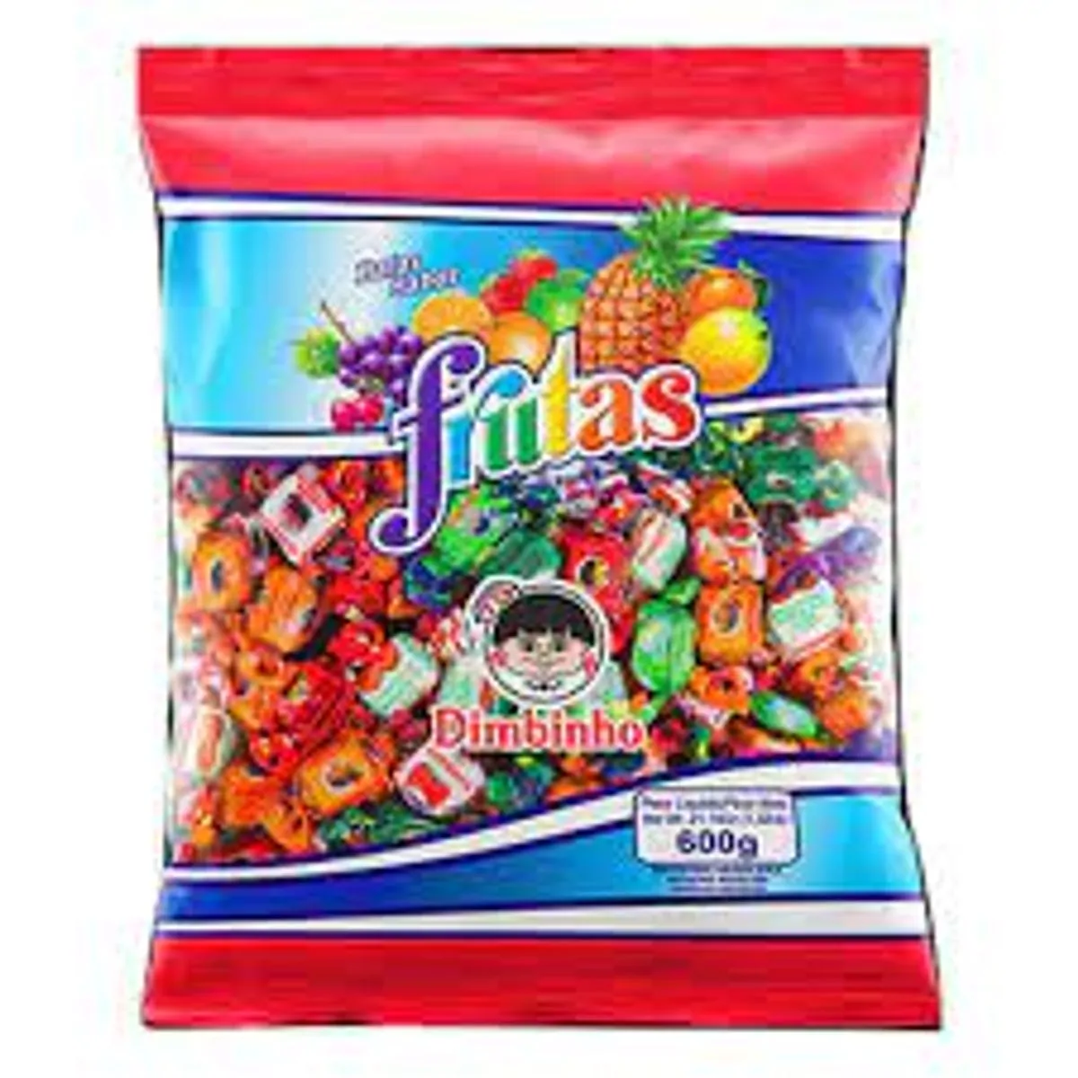 Bala Dimbinho Frutas 600g
