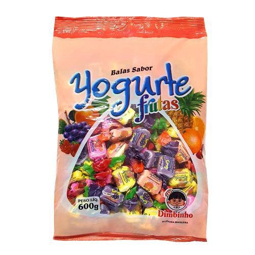 Balas Sabor Yogurte 600g Dimbinho