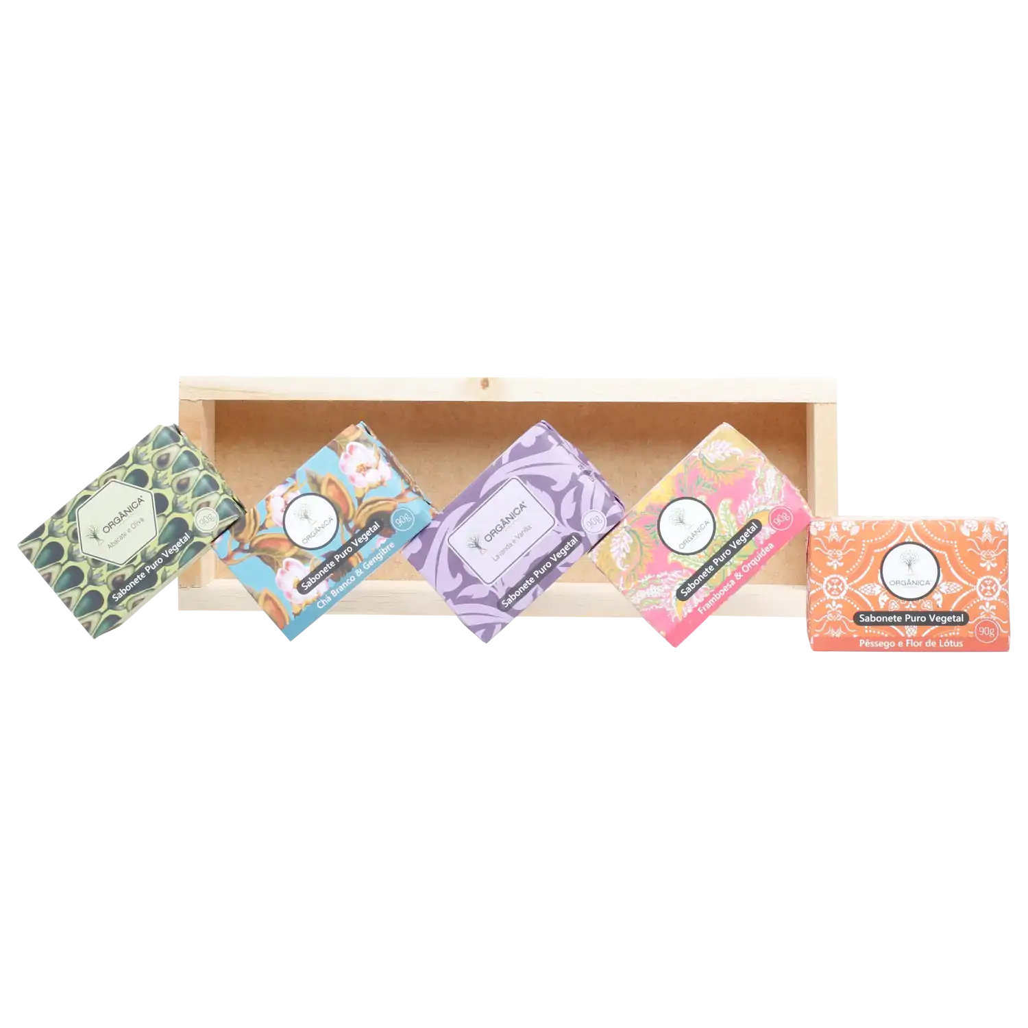 Kit Banho Puro Vegetal 5 Fragrâncias Orgânica