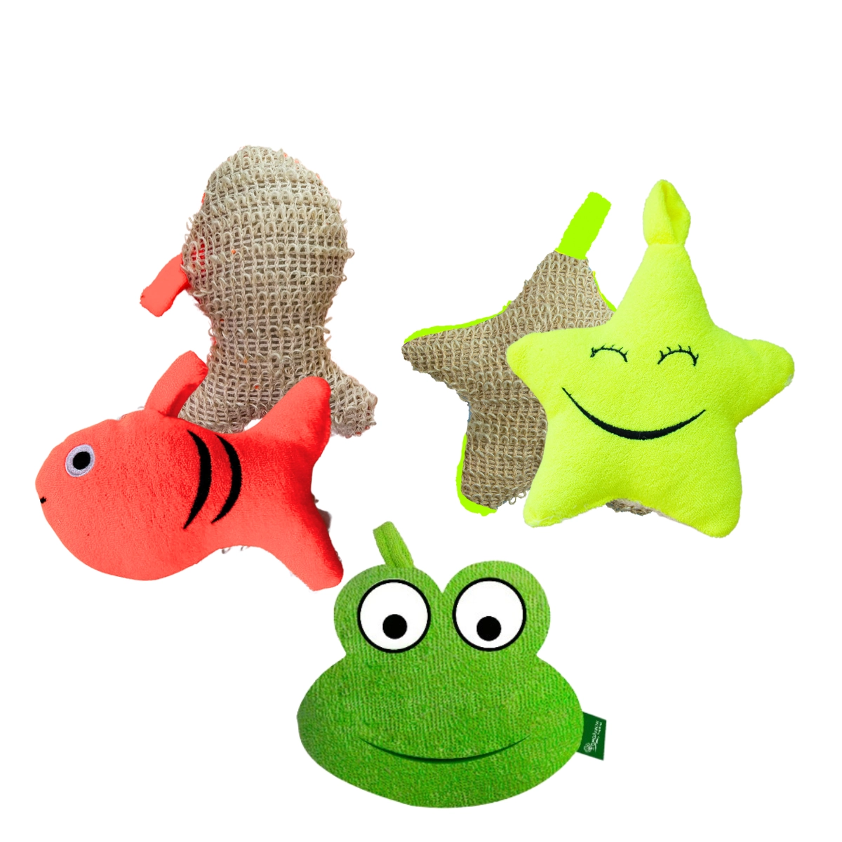 Esponja Infantil Orgânica Softspa Bath Toys Sortidos Rf Sss09