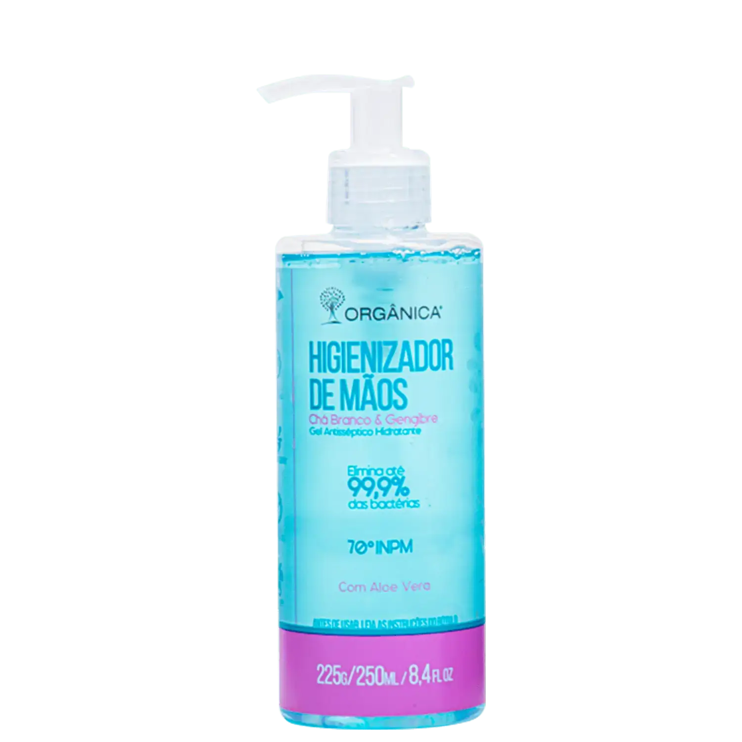 Alcool Higienzador De Maos Cha Branco E Gengibre 250ml