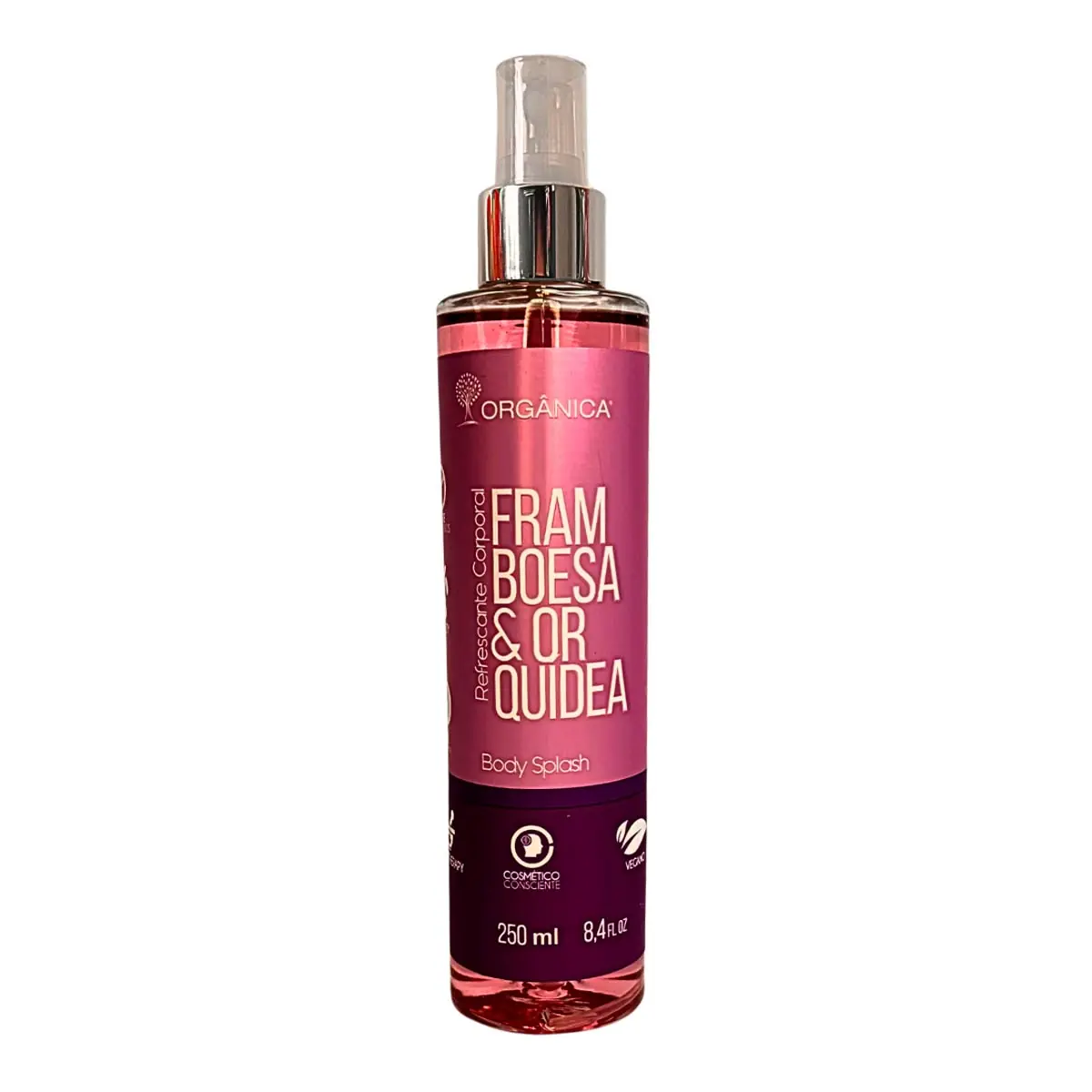 Body Splash Framboesa Orgânica 250ml 1un