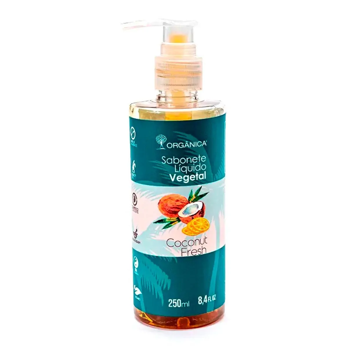 Organica Sab Liq Puro Vegetal R.ocsvl11 250ml Coconut E Lima