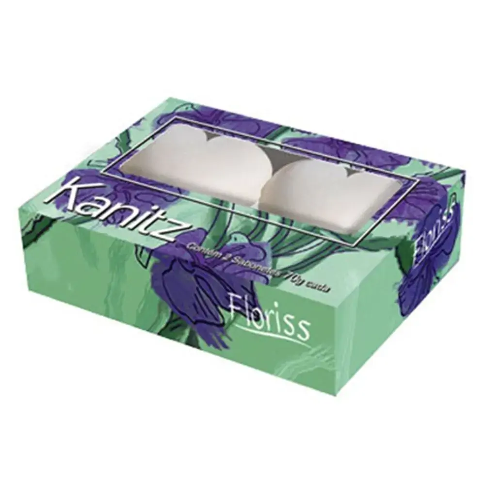 Kanitz Est Floriss Green Roses 2 Sabonete Coracao