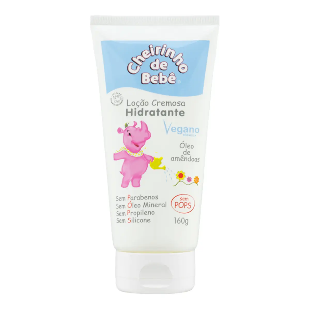 Loção Cremosa Hidratante Cheirinho De Bebê Bisnaga 184g