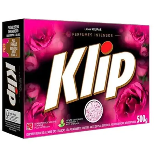 Sabao Em Po 500g Klip Perfumes Intensos