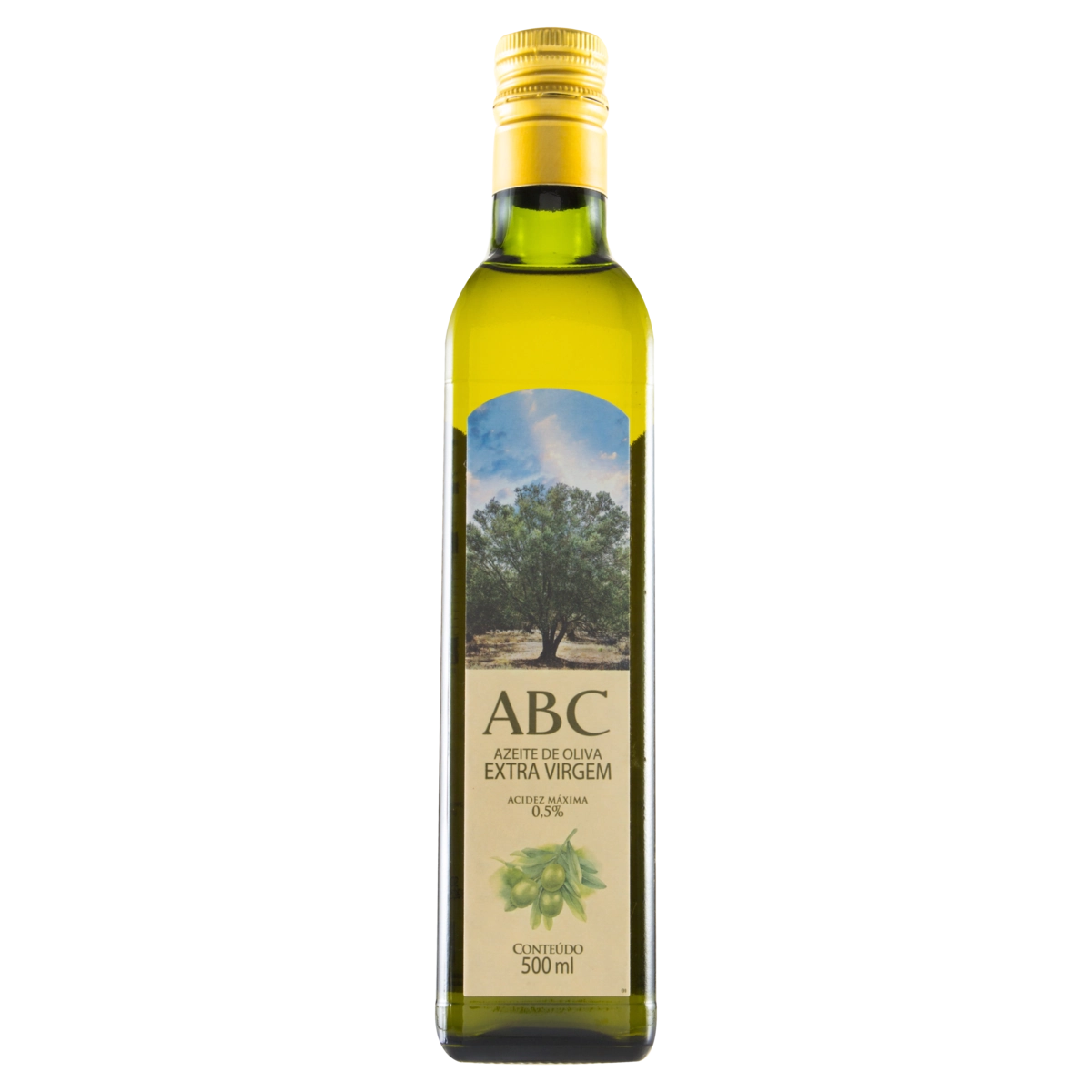 Azeite De Oliva Extra Virgem Espanhol Abc Vidro 500ml