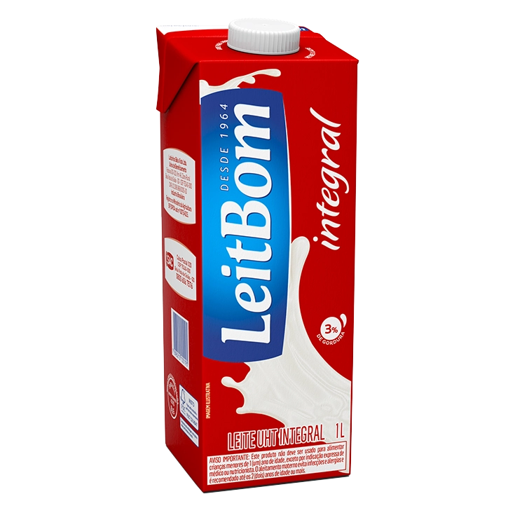 Leite L Vida 1l Integral Leitbom