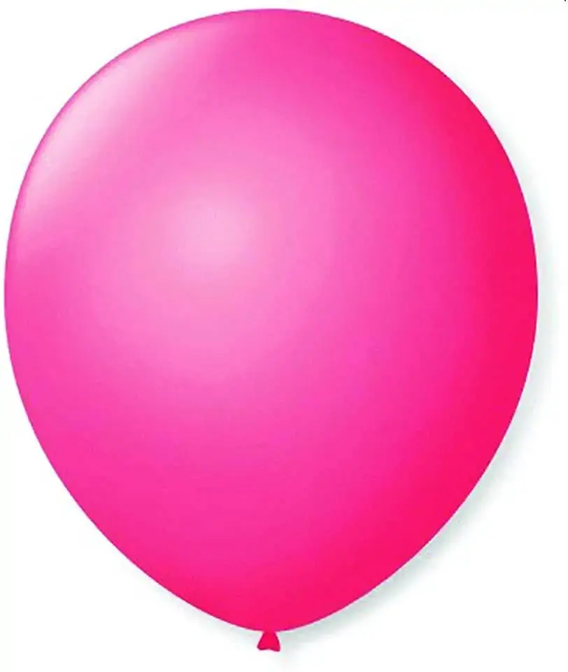 Balao Liso Rosa Pink C/ 50 Unidade
