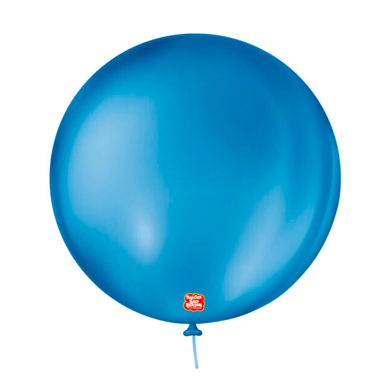 Balao N5 Liso Azul Cobalto C/50 Sao Roque