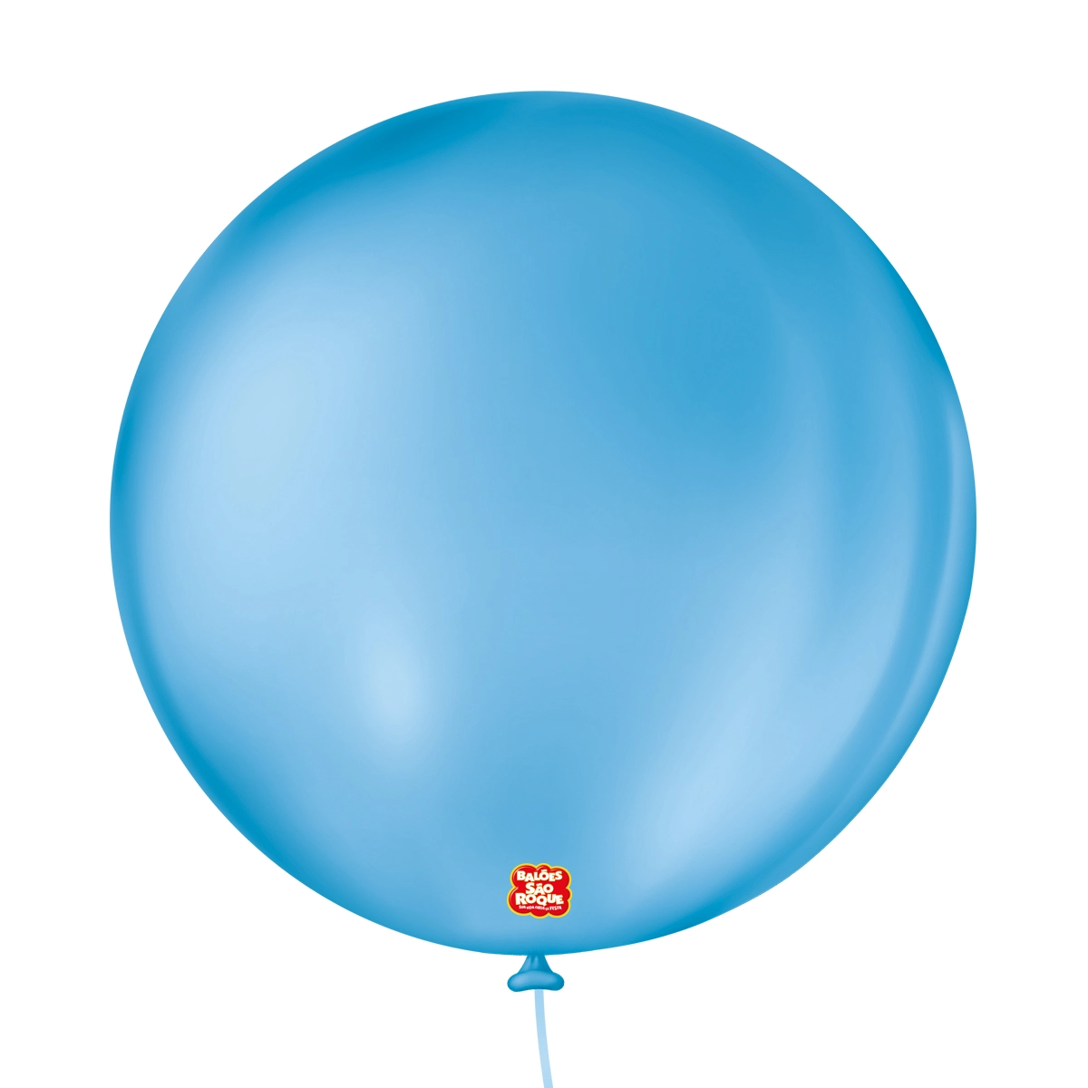 Balao N5 Liso Azul Turq C/50 Sao Roque